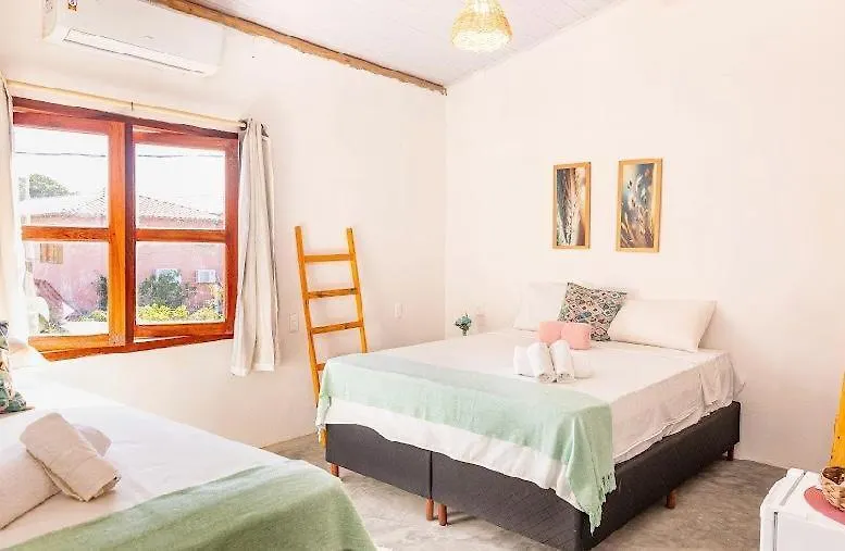 Quarto em Acomodações Particulares Caraiva - Pousada Vila Rosa - Suites
